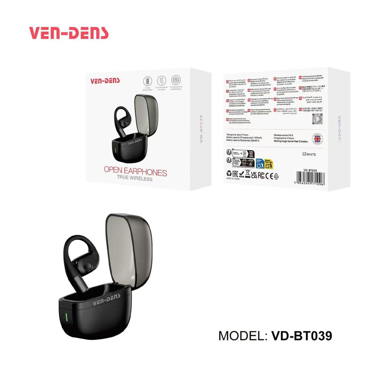 True Wireless Open Stereo Earphones Bluetooth 5.4 Earbuds (BT039)