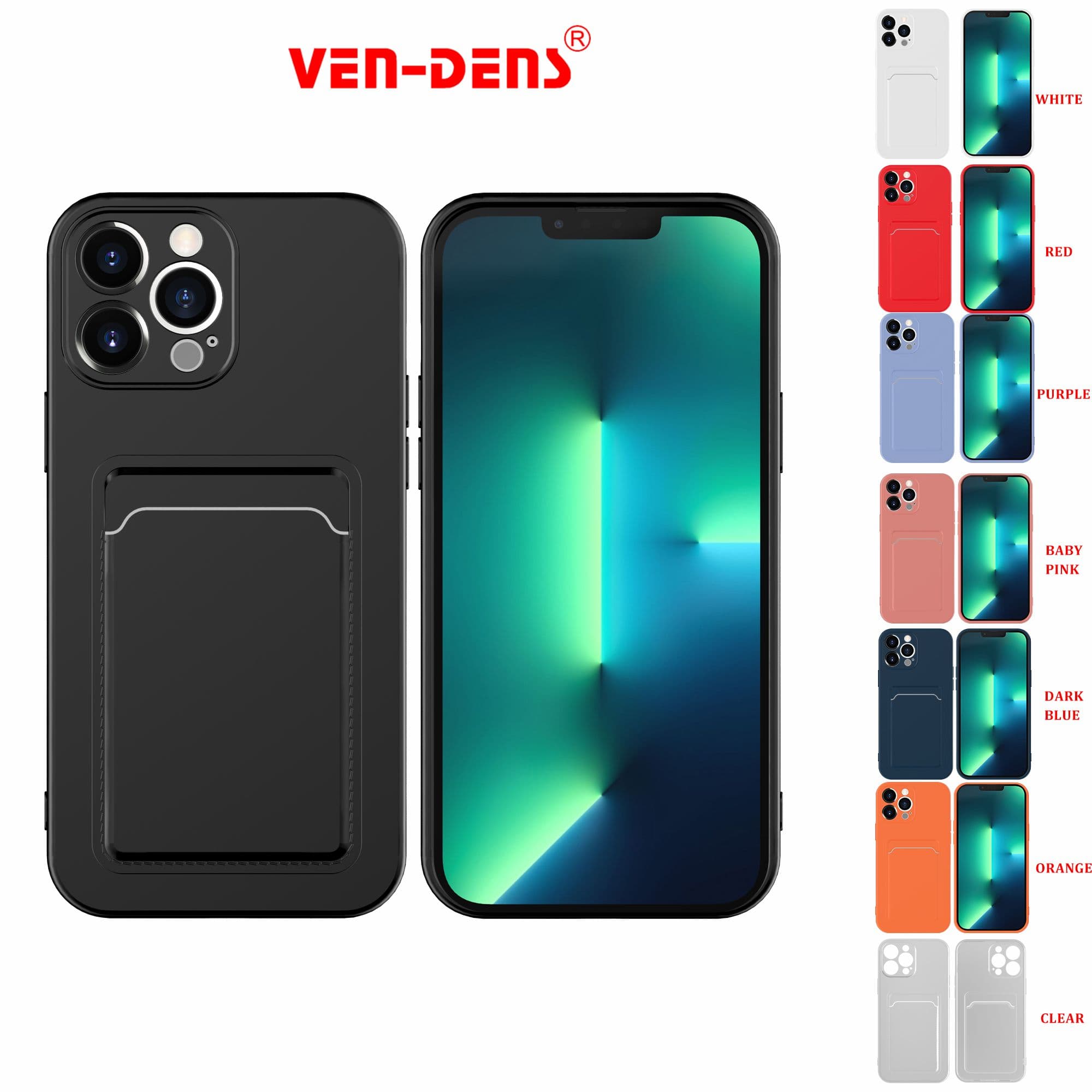 iPhone 13 Pro (6.1″) Colour Card Slot Bumper Case