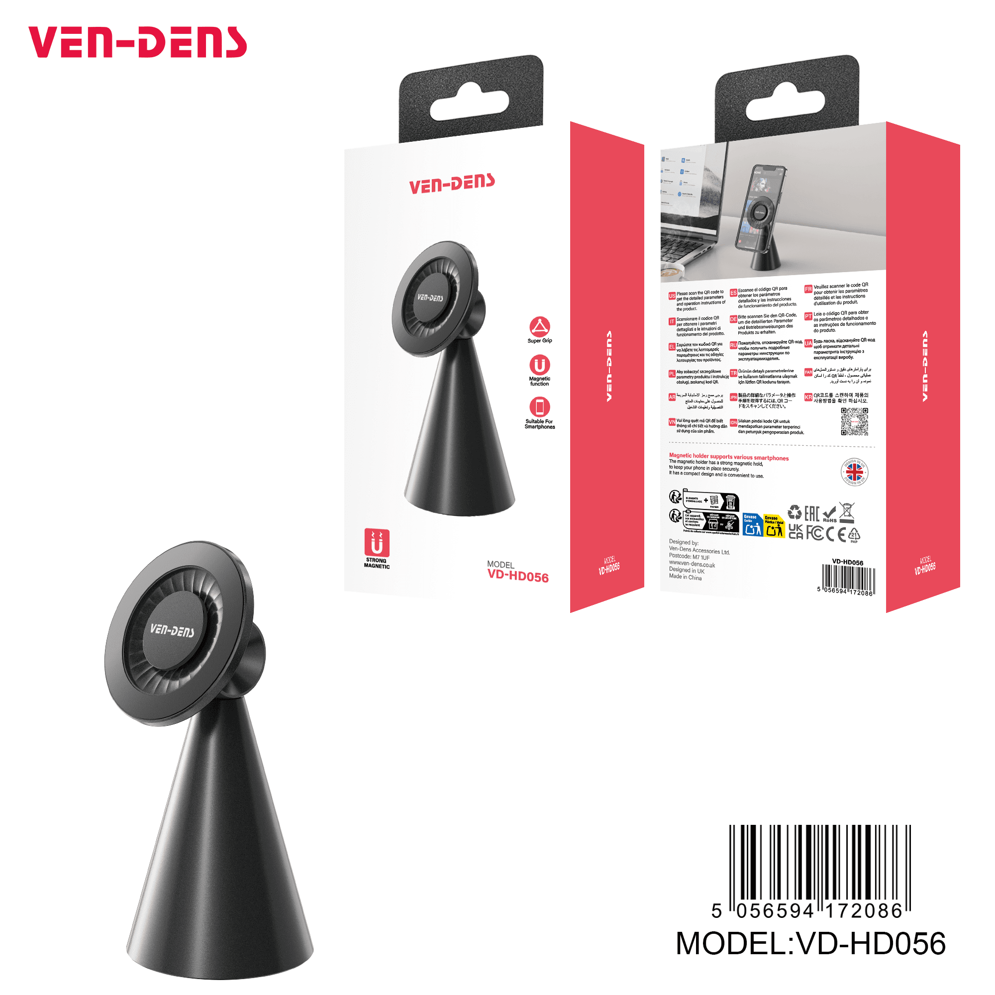 strong magnetic desktop stand