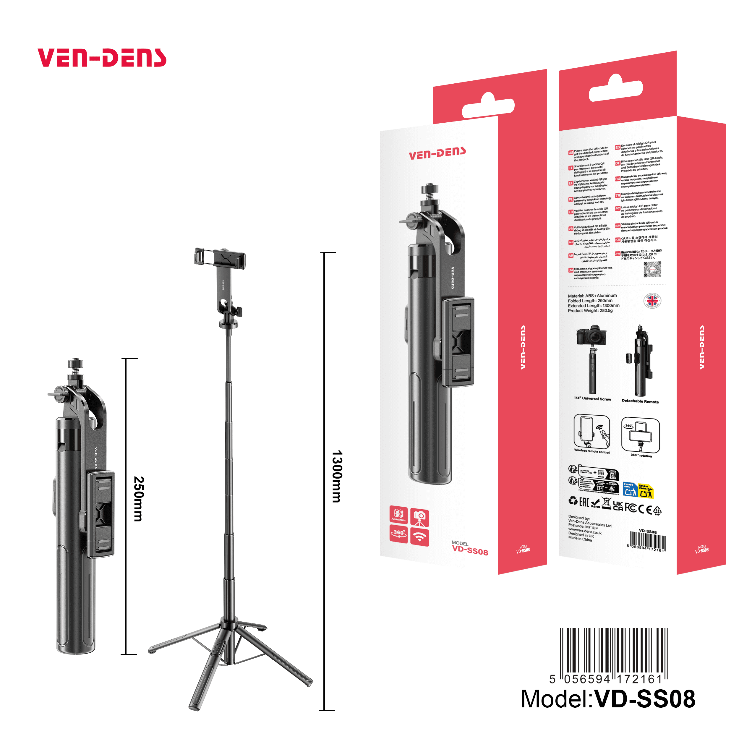 Selfie Stick Anti-shake Tripod