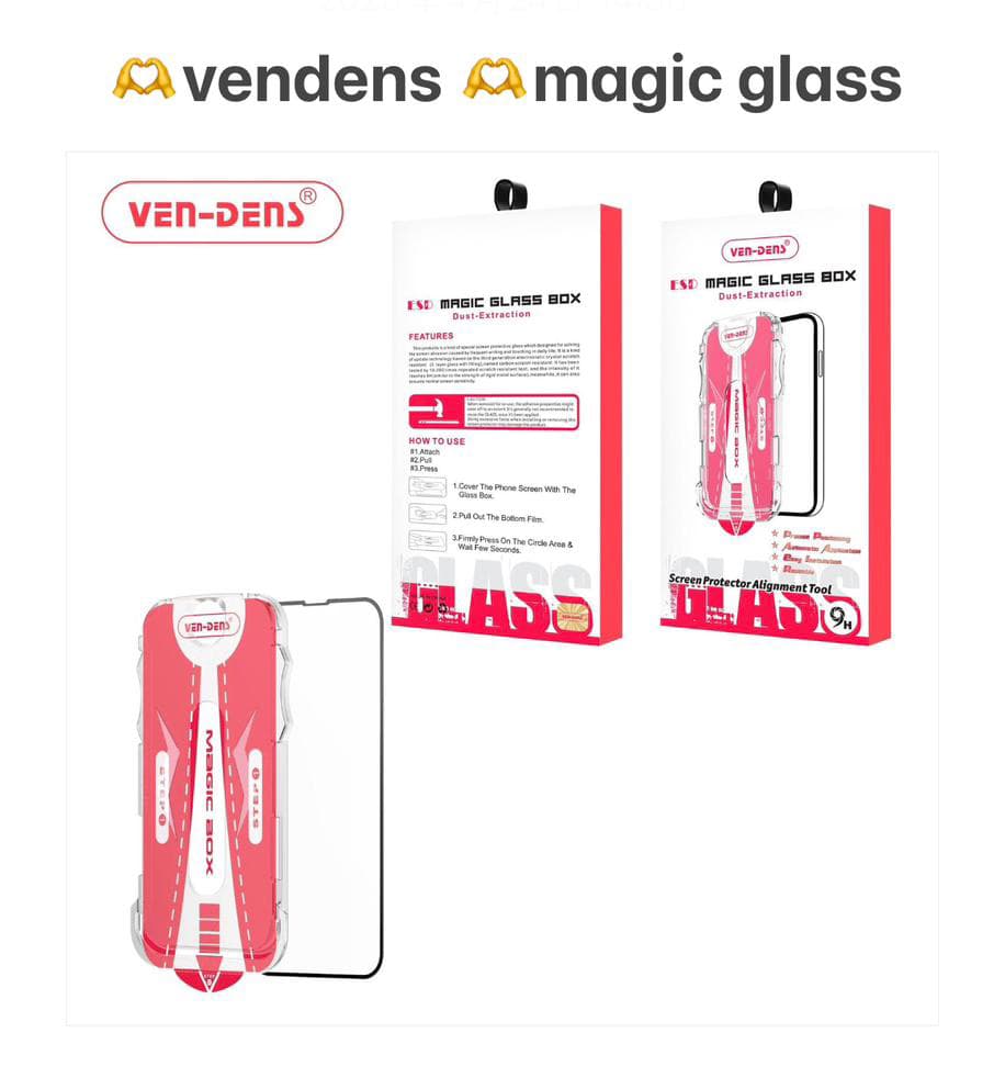 iPhone 13 / iPhone 13 Pro / iPhone 14 6.1″ Magic Glass Box Screen Protector