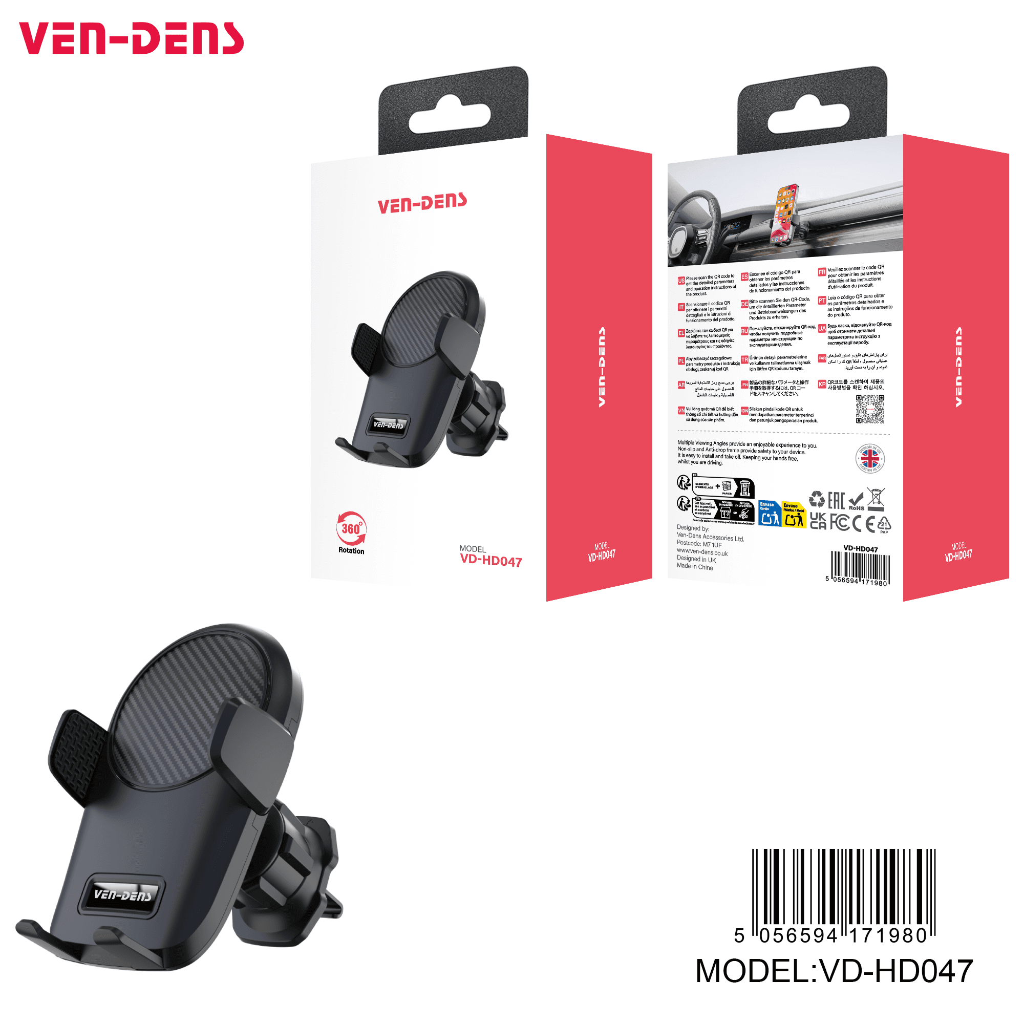 360 degree strong & steady car holder