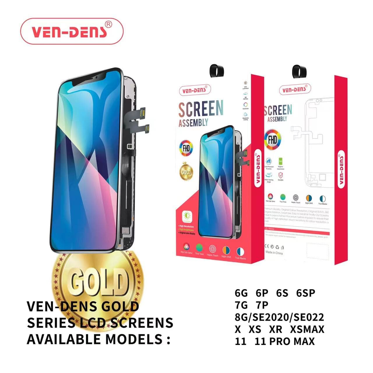VEN-DENS GOLD SERIES LCD SCREENS FOR IPHONE 13 PRO