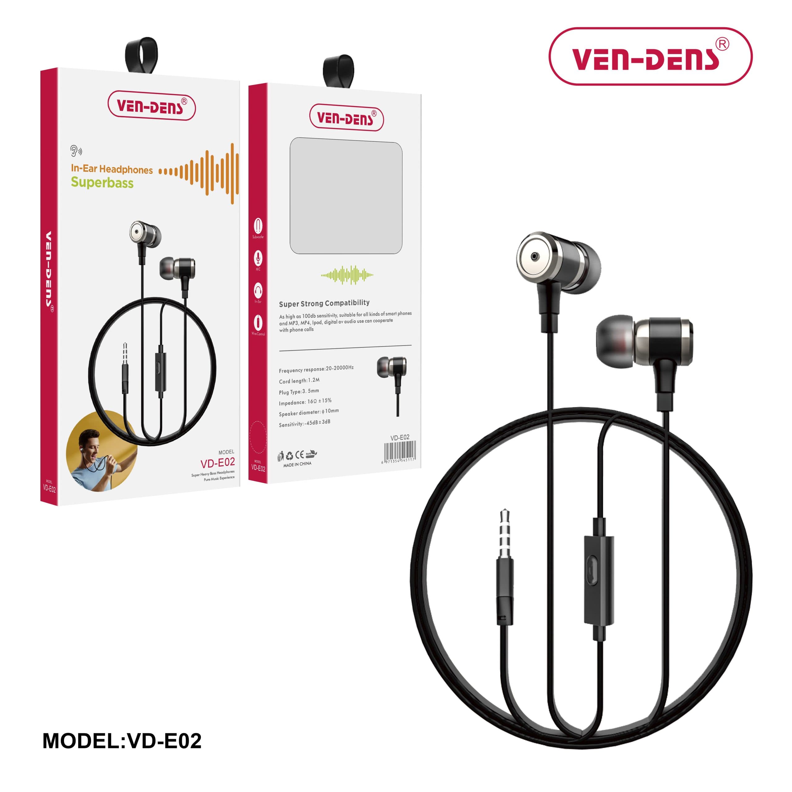 Metal Earphone SuperBass headphones