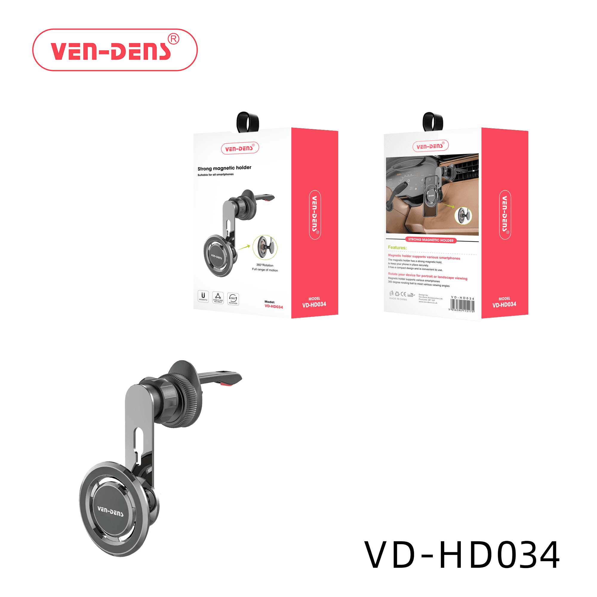 strong magnetic holder 360 rotation